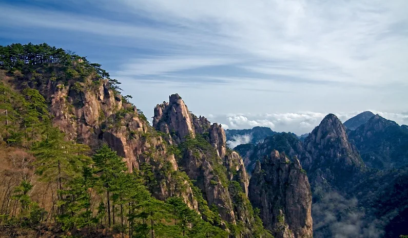 the yellow mountains